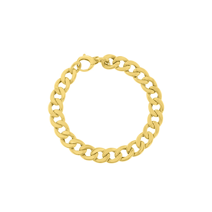 צמיד חוליות איטלקי מזהב צהוב 14 קראט